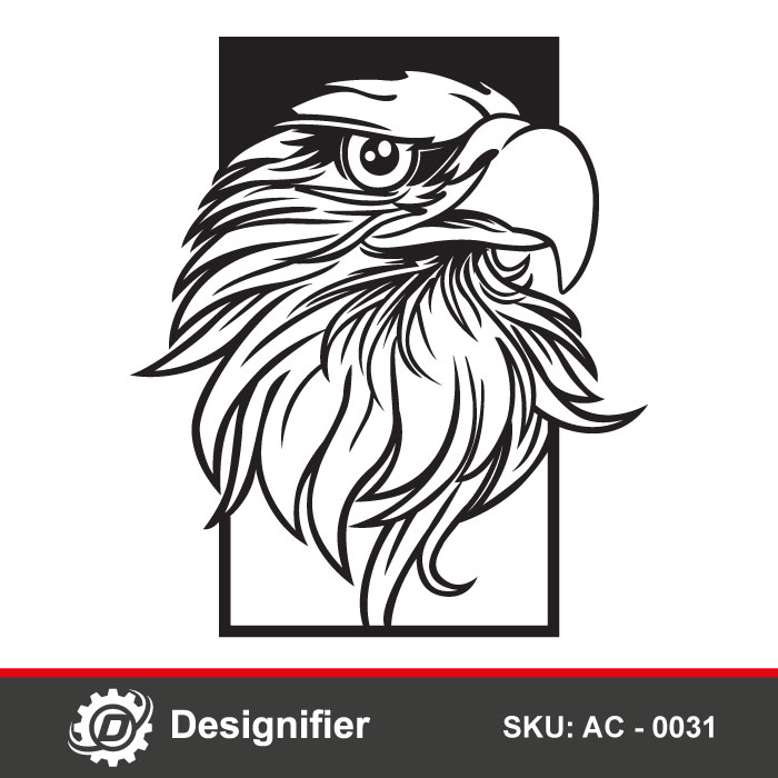 Eagle Head Stencil