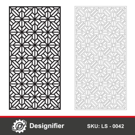 You can make awesome decorations with Arabic Moroccan Privacy Screen DXF LS0042 in windows, Furniture decorating, garden fences, and doors