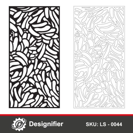 Liquid Flow Privacy Screen DXF LS0044 can be used to create decorations in windows, doors, wall screens, stained glass, garden fences, and wall paintings