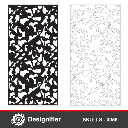 You can create exceptional decorative pieces through the Grafton Pattern Privacy Screen DXF LS0056 vector design