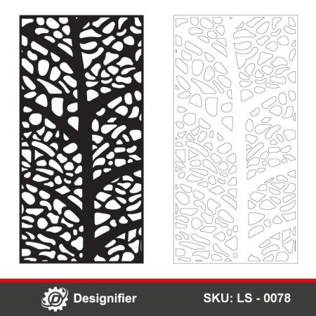 You can make nice room dividers by using Detailed Leaf Privacy Screen DXF LS0078 in Laser cutting or CNC operations